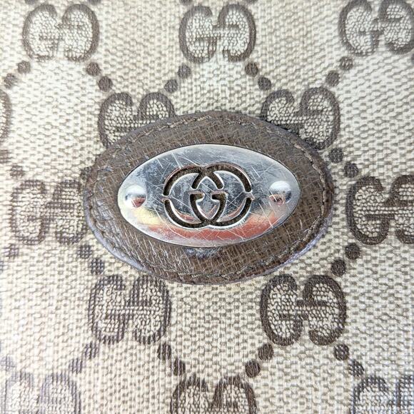 Pre-loved GUCCI Monogram Coated Canvas Crossbody Bag - Picture 5 of 11
